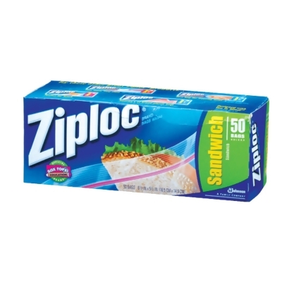 Ziploc Sandwich Bags, Blue, 40 Ct - 1 Pkg 
