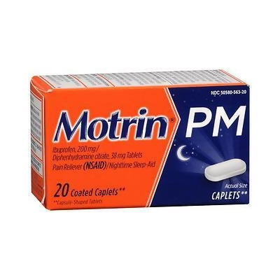Motrin PM Coated Caplets - 20 ct 