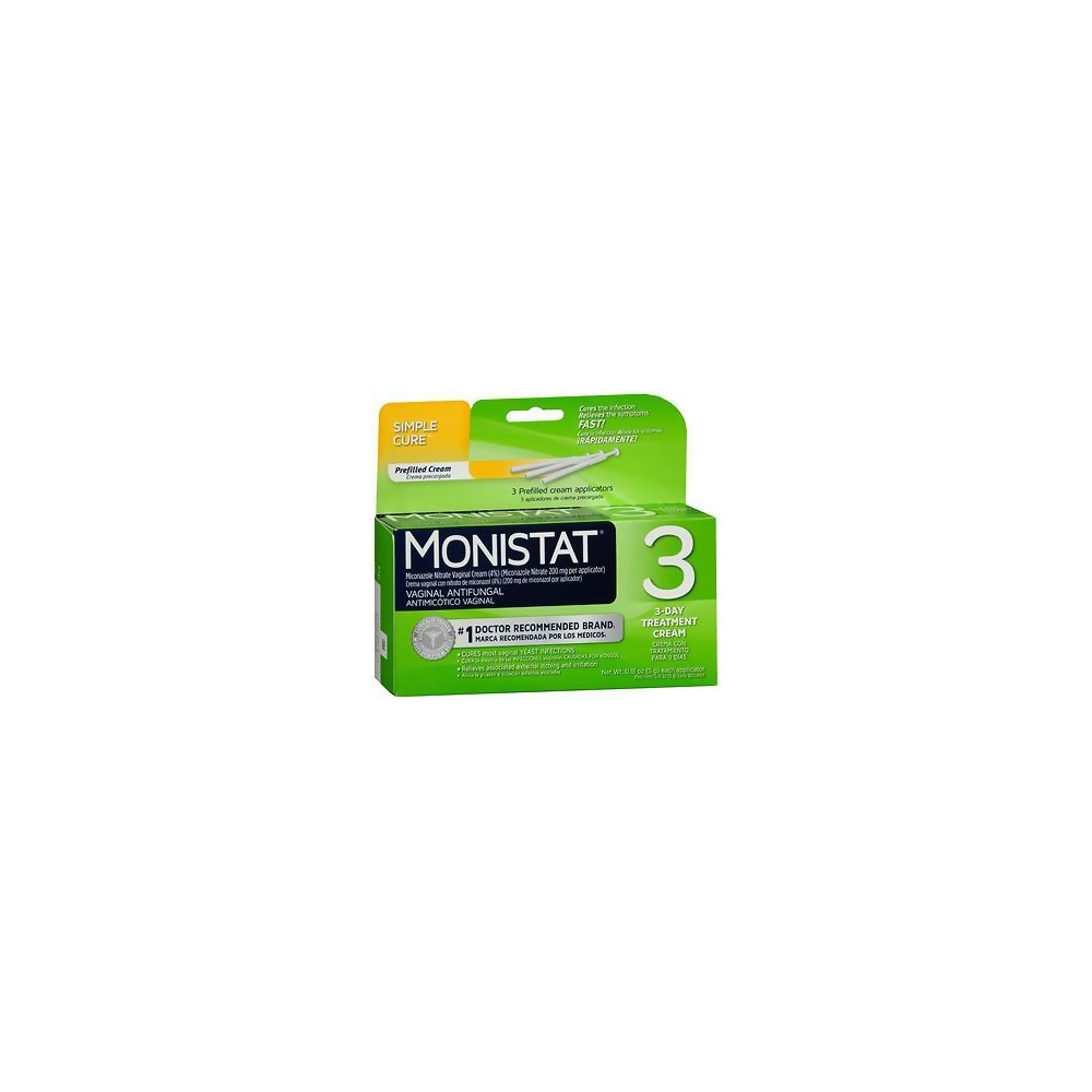 Monistat 3 Vaginal Antifungal Treatment Cream - 3 Each