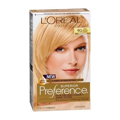 L'Oreal Superior Preference - 9G Light Golden Blonde 