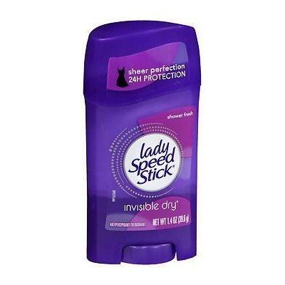 Lady Speed Stick Invisible Dry Antiperspirant Deodorant Shower Fresh - 1.4 oz 