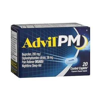 Advil PM - 20 Coated Caplets 