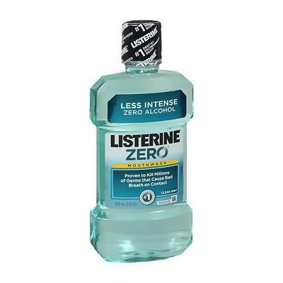 Listerine Zero Mouthwash Clean Mint - 16.6 oz 