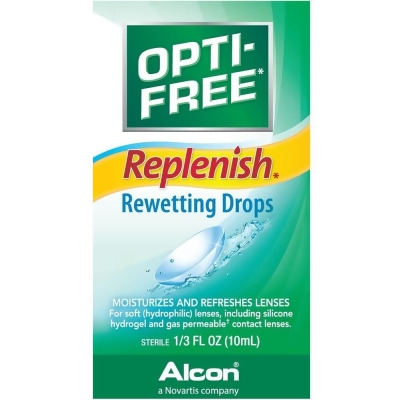 Opti-Free Replenish Contact Lens Rewetting Drops - 0.33 oz 