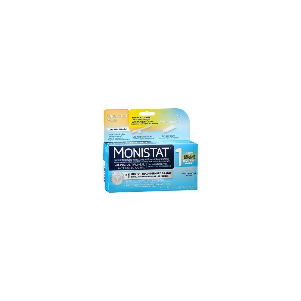 Monistat 1 Vaginal Antifungal Combination Pack Day or Night - 1 Each
