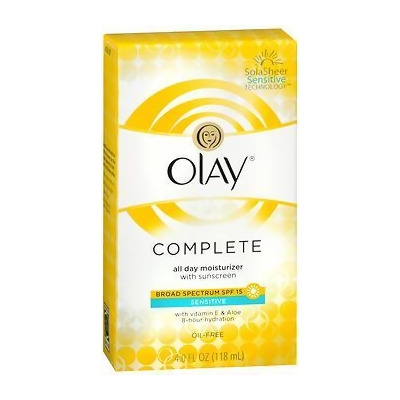 Olay Complete All Day Moisturizer with Sunscreen SPF 15 Sensitive - 4 oz 