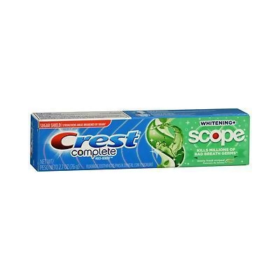 Crest Complete Toothpaste Whitening Plus Scope - 2.7 oz 