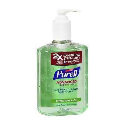 Purell Advanced Hand Sanitizer Refreshing Aloe - 8 oz 