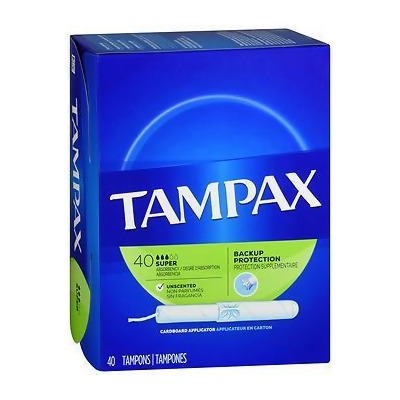 Tampax Flushable Super Tampons - 40 ea. 