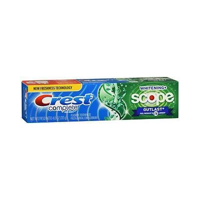 Crest Extra White Plus Scope Outlast Toothpaste Long Lasting Mint - 4 oz 