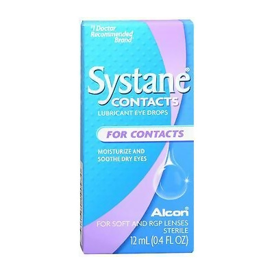 Systane Contacts Lubricant Eye Drops by Alcon - 0.4 oz 