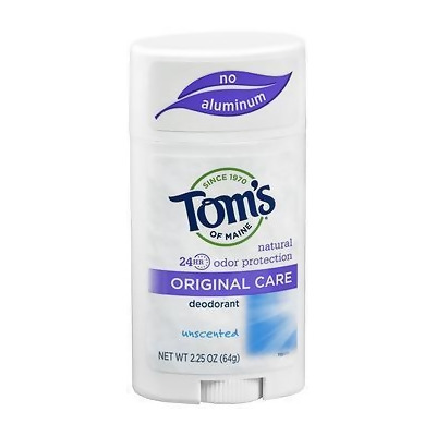 Tom's of Maine Original Care Natural Deodorant Stick Unscented - 2.25 oz 