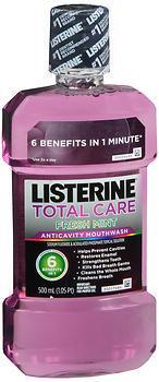 Listerine Total Care Anticavity Mouthwash Fresh Mint - 16.6 oz