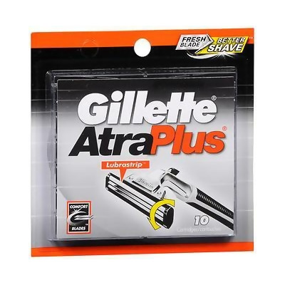 Gillette AtraPlus Cartridges with Lubrastrip - 10 ct 