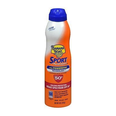 Banana Boat Sport Performance Continuous Spray Sunscreen SPF 50+ - 6 oz 