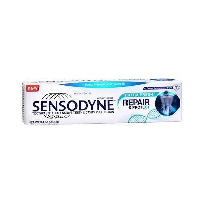 Sensodyne Toothpaste for Sensitive Teeth Repair & Protect Extra Fresh - 3.4 oz 