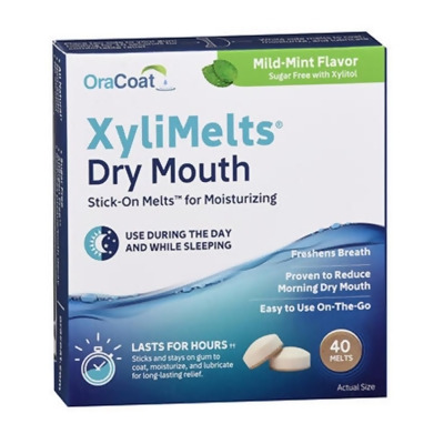Orahealth OraCoat XyliMelts For Dry Mouth - 40 Discs 