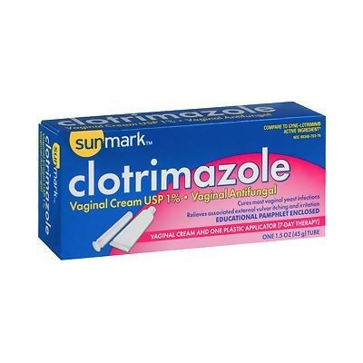 Sunmark Clotrimazole Vaginal Antifungal Cream - 1.5 oz 