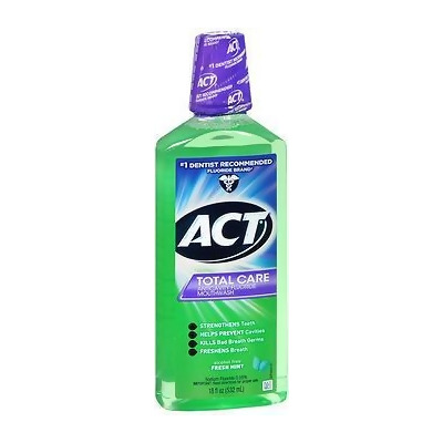 Act Total Care Anticavity Fluoride Mouthwash Fresh Mint - 18 oz 