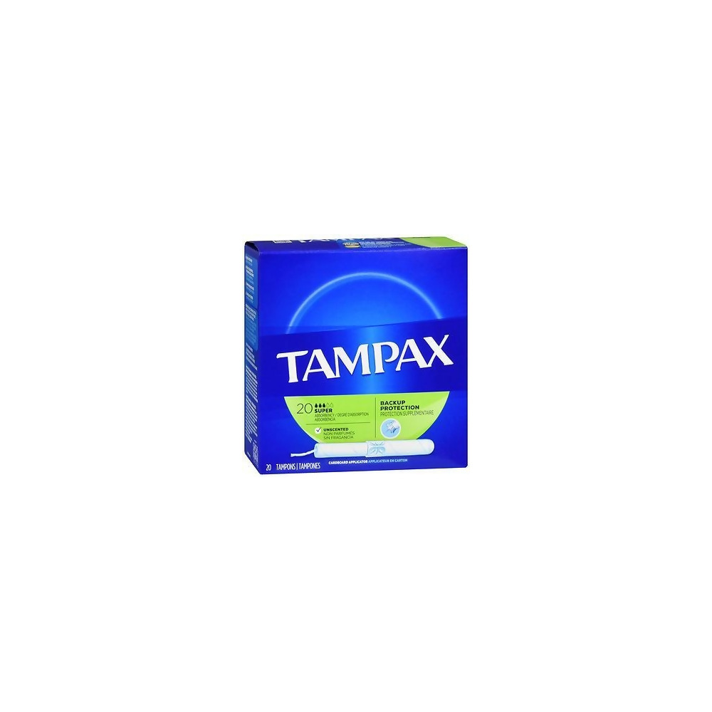 Tampax Tampons Super Absorbency - 20 ct
