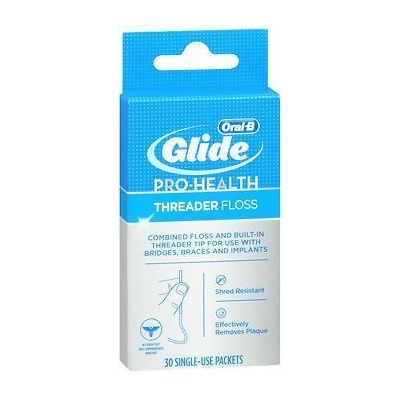 Oral-B Glide Pro-Health Threader Floss - 30 ct 