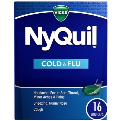 Vicks NyQuil Cold & Flu LiquiCaps - 16 LiquiCaps 