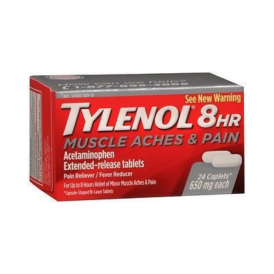 Tylenol 8HR Muscle Aches & Pain Caplets - 24 ct 