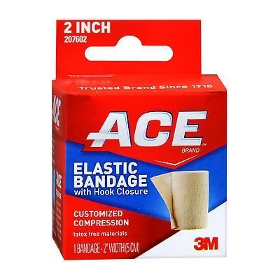 Ace Elastic Bandage with Hook Closure 2 Inch 