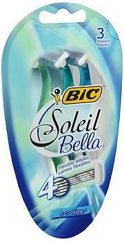 Bic Soleil Bella Shavers E-Z Rinse - 3 ct 