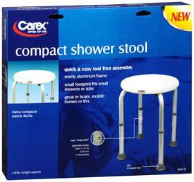Carex Compact Shower Stool - 1 each 