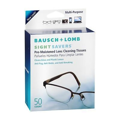 Bausch & Lomb Sight Savers Pre-Moistened Lens Cleaning Tissues - 50 ct 