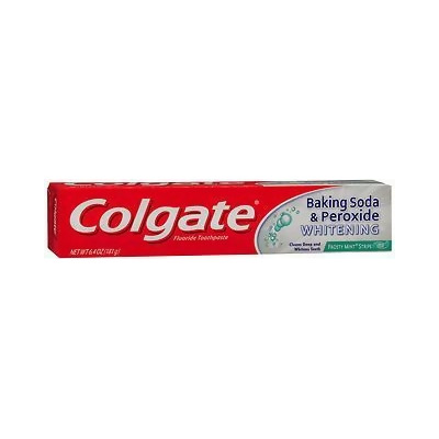 Colgate Baking Soda & Peroxide Whitening Toothpaste Gel Frosty Mint Stripe - 6.4 oz 