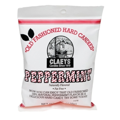 Claeys Hard Candies, Peppermint, 6 oz - Each 