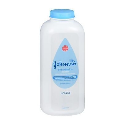 Johnson's Baby Powder Soothing Aloe & Vitamin E - 15 oz 