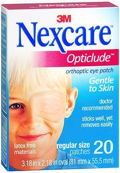 Nexcare Opticlude Orthoptic Eye Patches - 20 patches 