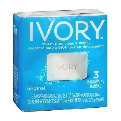 Ivory Original Bar Soap, 3.1 oz - 3 ea