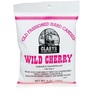Claeys Wild Cherry Candies, Wild Cherry, 6oz - Each 