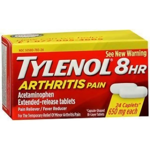 Tylenol 8 HR Arthritis Pain Caplets, 650mg - 24 ct