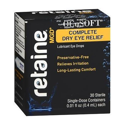 Ocusoft Retaine MGD Lubricant Eye Drops - 30 ct 