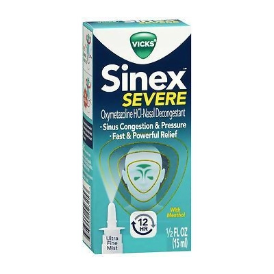 Vicks Sinex Decongestant Nasal Spray Severe - 0.5 oz 