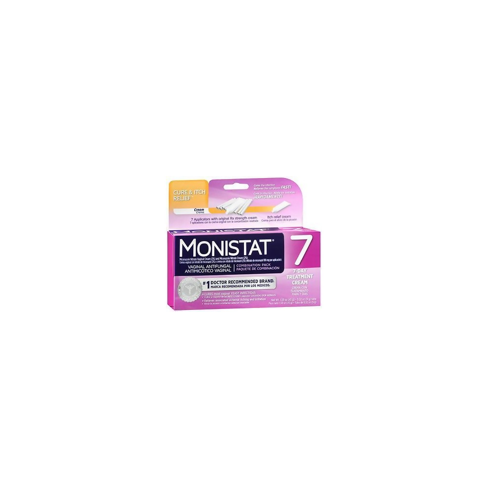 Monistat 7 Vaginal Antifungal Combination Pack - 7 Applications