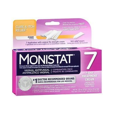 Monistat 7 Vaginal Antifungal Combination Pack - 7 Applications 