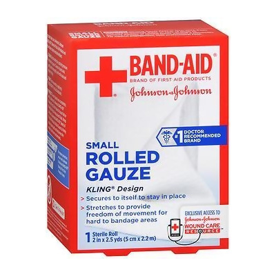Johnson & Johnson Red Cross First Aid Rolled Gauze 2