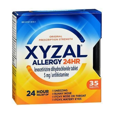 Xyzal Allergy 24 Hour - 35 Tablets 