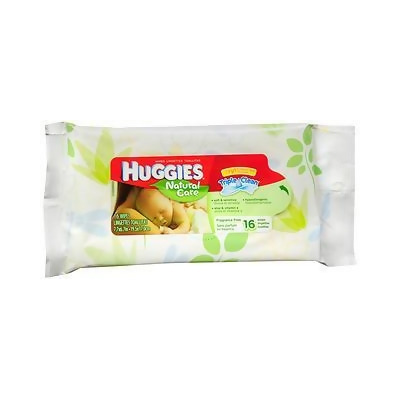 Huggies Natural Care Wipes - 16 wipes 