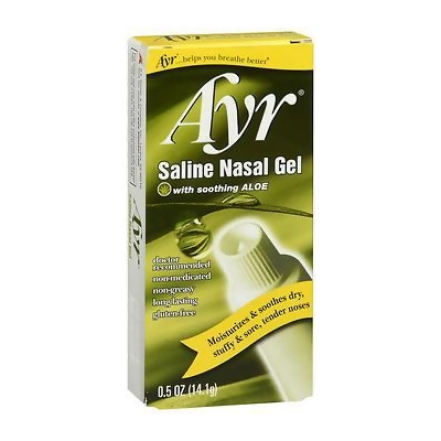 Ayr Saline Nasal Gel with Aloe - 0.5 oz, Pack of 2 