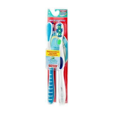Colgate 360 Toothbrushes Soft Full Head - 2 ea 