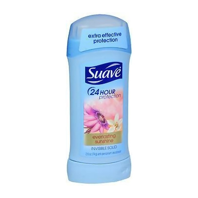 Suave 24 Hour Protection Anti-Perspirant Deodorant Invisible Solid Everlasting Sunshine - 2.6 oz 