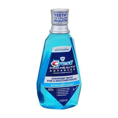 Crest Pro-Health Advanced Anticavity Fluoride Mouthwash Extra Deep Clean - 33.8 oz 