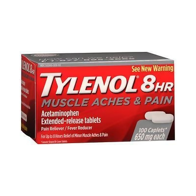 Tylenol 8HR Muscle Aches & Pain Extended-Release Tablets - 100 ct 